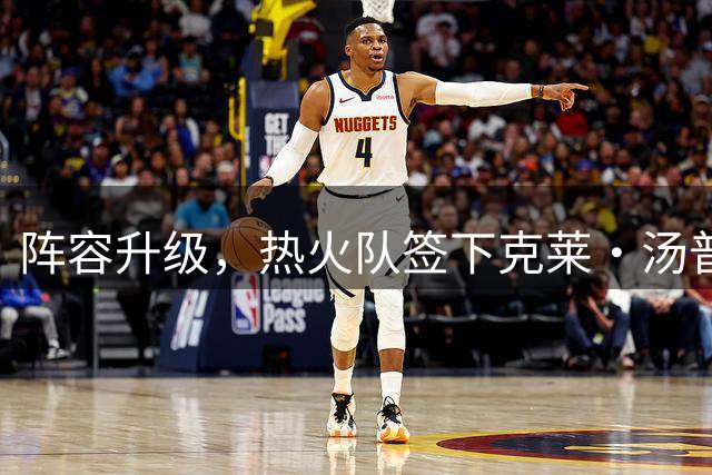 阵容升级，热火队签下克莱·汤普森后，与一名中锋达成签约协议